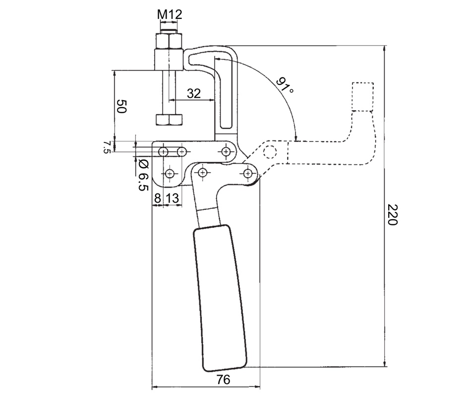 M70 Zugspanner Niederspanner Zeichnung